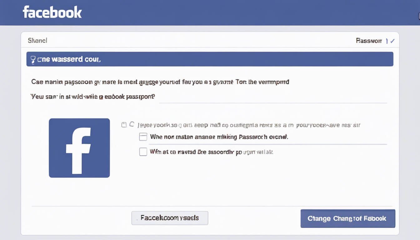 how to change Facebook password